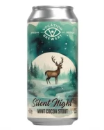 Mørk øldåse med Vocation Silent Night Mint Cocoa Stout